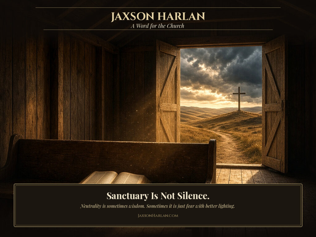 Sanctuary Is Not Silence - Jaxson Harlan Ministry